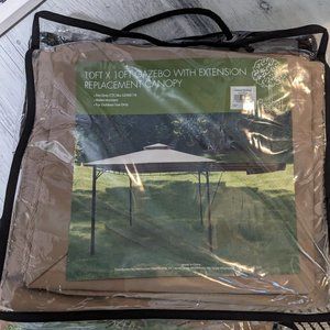 10 Ft X 10 Ft Gazebo With Extension Replacement Canopy for CTS 32566116